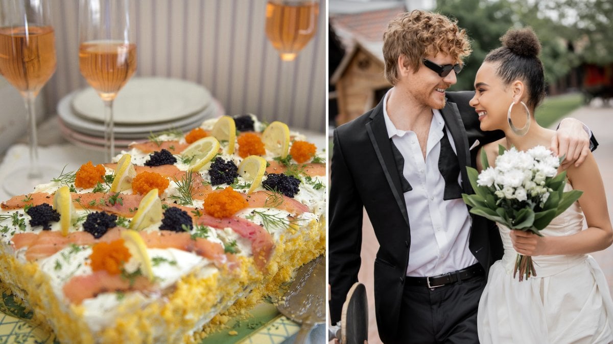Får man servera smörgåstårta på ett bröllop? 