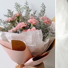 Får man ge blommor till brudparet?