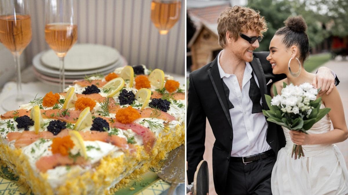 Får man servera smörgåstårta på ett bröllop? 